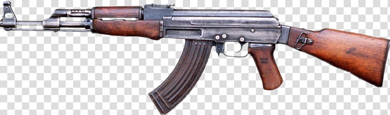 AK-47 Type 56 assault rifle Firearm, ak 47 transparent background PNG clipart