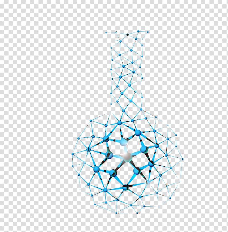 Structure Molecular geometry Symmetry Molecule Pattern, Bottle-like molecular structure transparent background PNG clipart