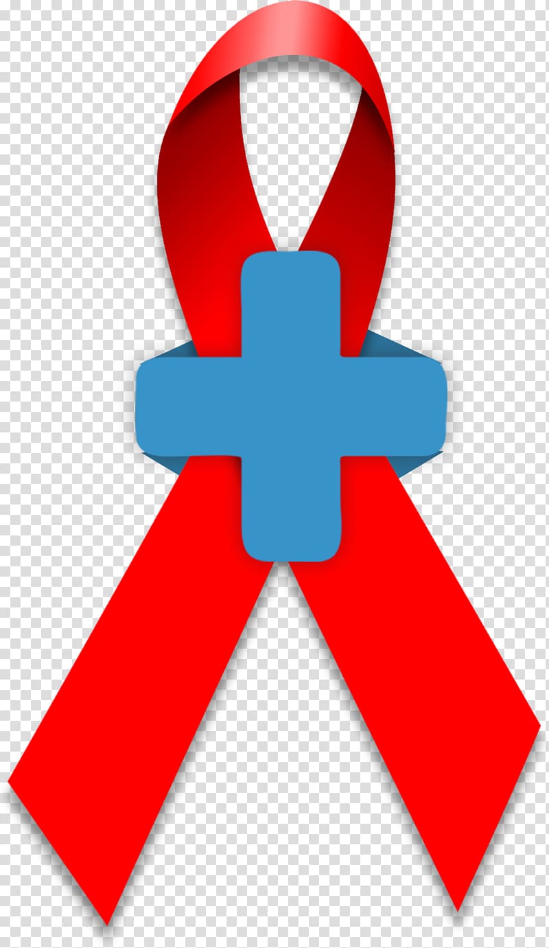 Red ribbon, Red ribbon Awareness ribbon World AIDS Day Pink ribbon, ribbon  transparent background PNG clipart