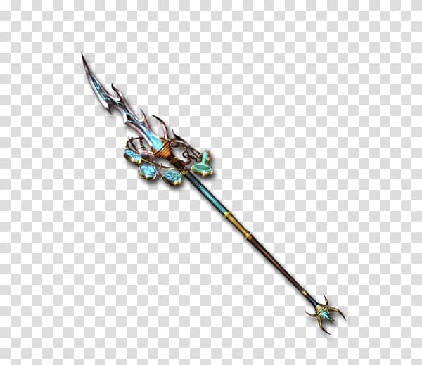 Granblue Fantasy Spear Weapon Hoko yari Raijin, spear transparent background PNG clipart