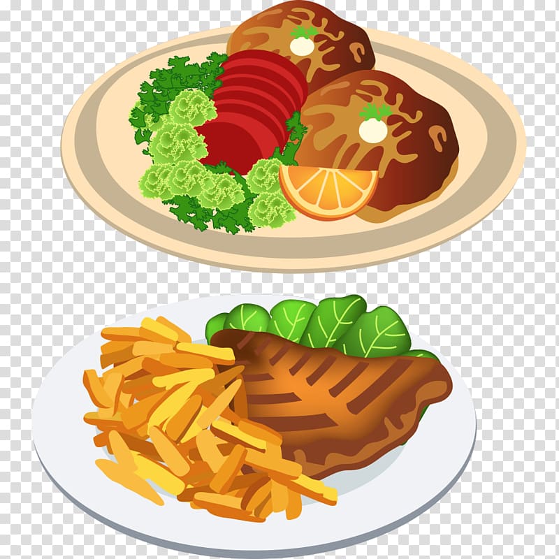 Fast food Dinner , Delicious chicken transparent background PNG clipart
