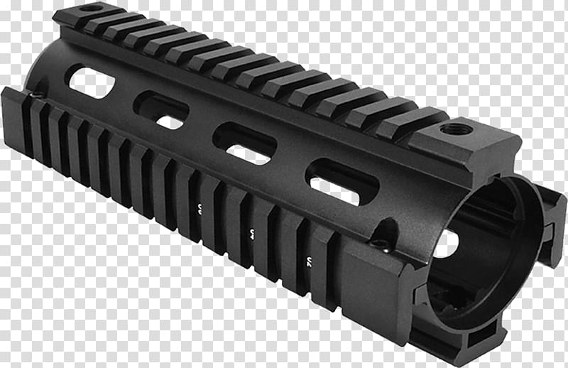 M4 carbine Handguard Rail system Colt AR-15 Picatinny rail, Weaver Rail Mount transparent background PNG clipart