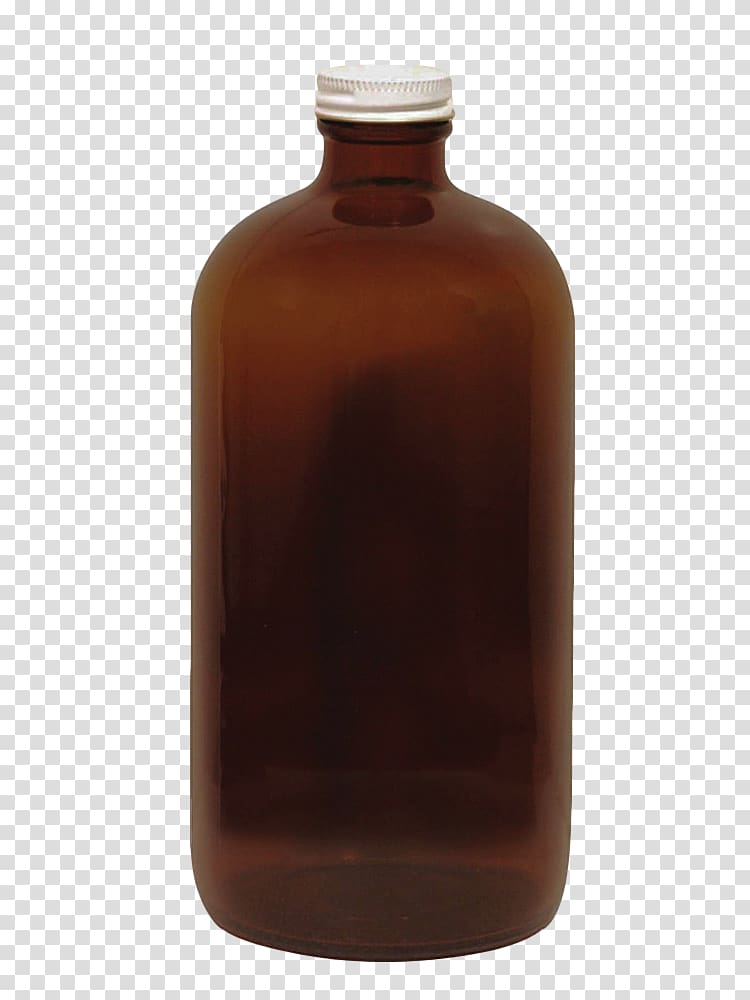 Glass bottle Caramel color Brown Liquid, glass transparent background PNG clipart
