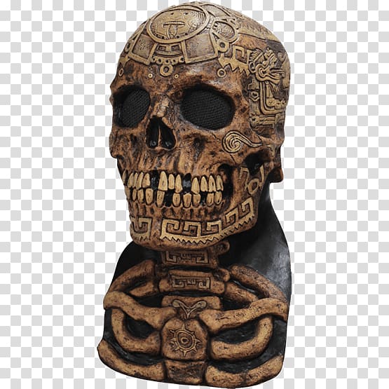 Calavera Mask Skull Halloween costume, mask transparent background PNG clipart