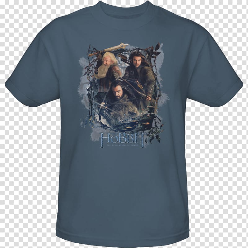 T-shirt Kili Fili Thorin Oakenshield The Hobbit, T-shirt transparent background PNG clipart