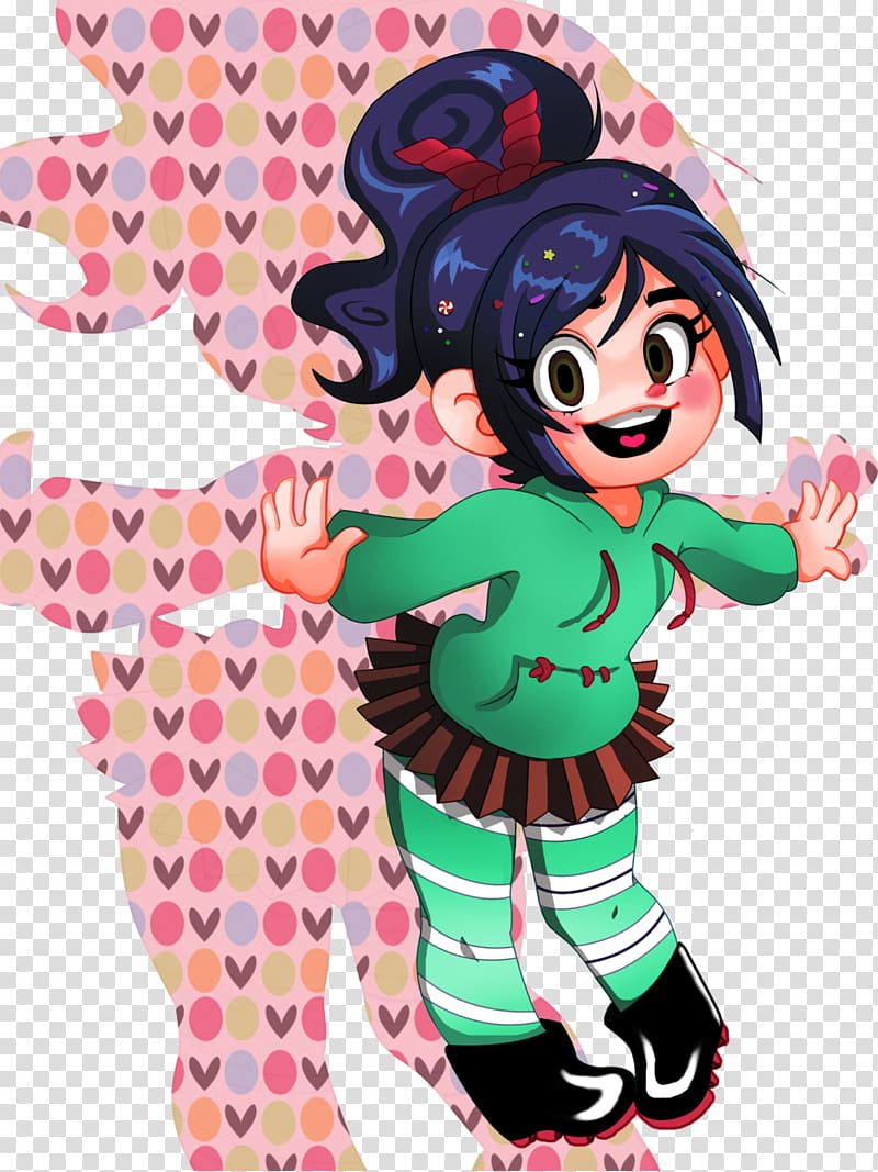 Vanellope von Schweetz Character DrawingWiffWaffles Chibi, others transparent background PNG clipart