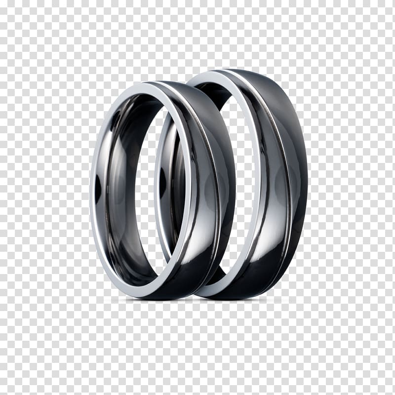 Wedding ring Silver Titanium Platinum, wedding ring transparent background PNG clipart