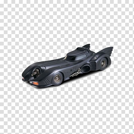 Batman Batmobile Die-cast toy Model car 1:24 scale, batman returns penguin transparent background PNG clipart