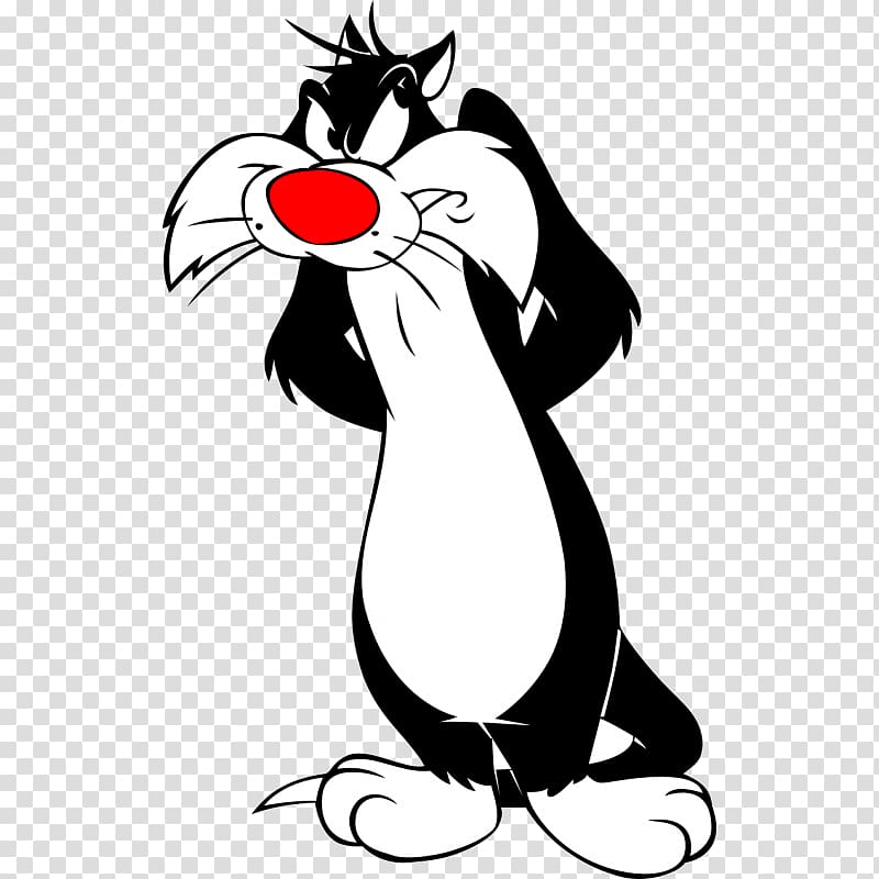Sylvester Jr. Tweety Cat Looney Tunes, Cat transparent background PNG clipart
