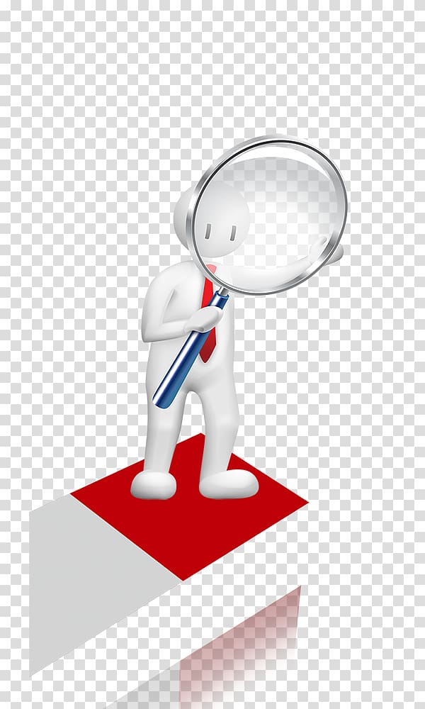 Yuzhou, Henan Magnifying glass Tooth, The white man holding a magnifying glass. transparent background PNG clipart