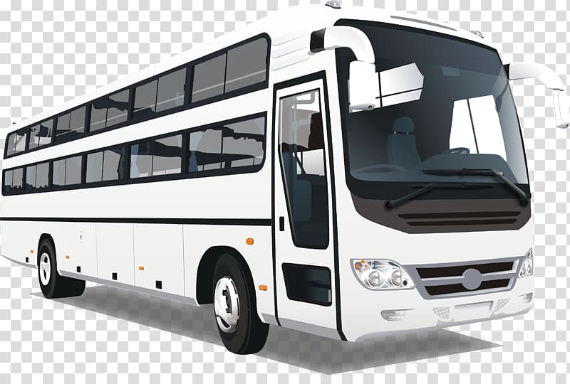 white bus illustration, Transit bus , City Bus transparent background PNG clipart