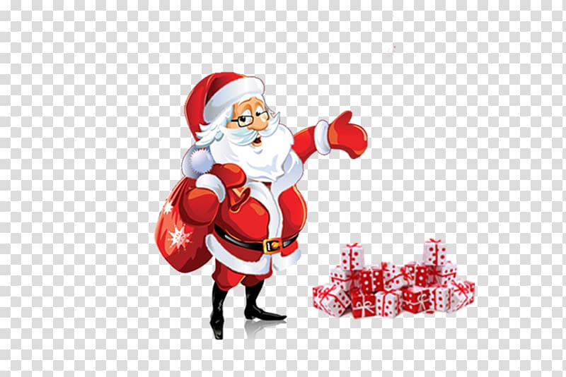 Santa Claus Virtual reality headset Christmas Desktop , Santa Claus Creative transparent background PNG clipart