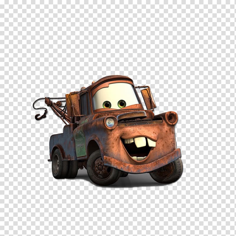 Tow Miter illustration, Cars 2 Mater Lightning McQueen Luigi, Color carts transparent background PNG clipart