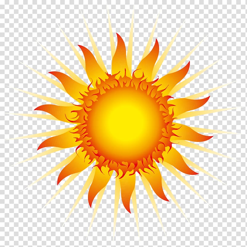 sun , Euclidean , Cool sun rays transparent background PNG clipart