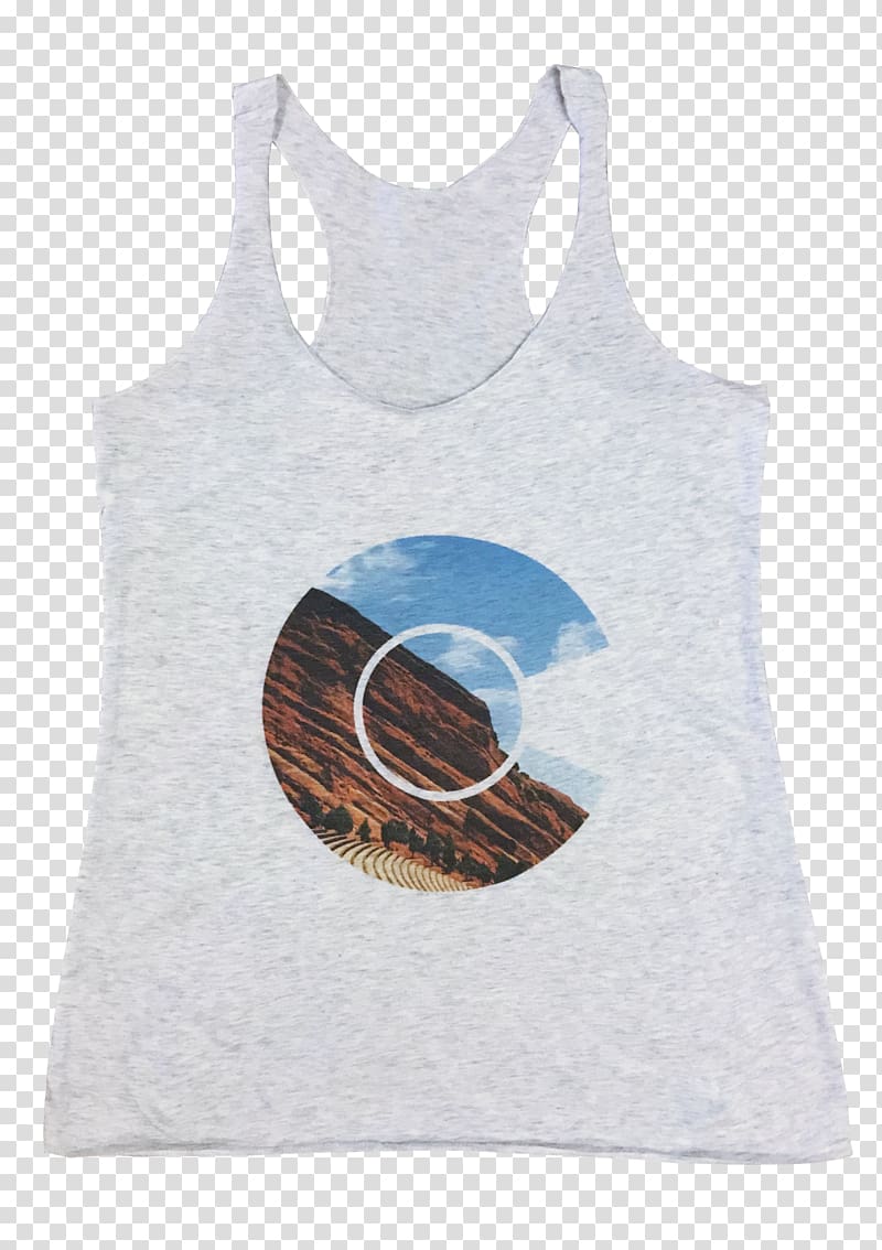 Red Rocks Amphitheatre T-shirt Flatirons Top Clothing, T-shirt transparent background PNG clipart