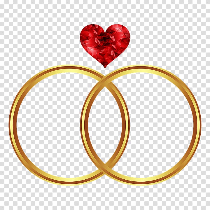 Wedding ring , gold ring transparent background PNG clipart