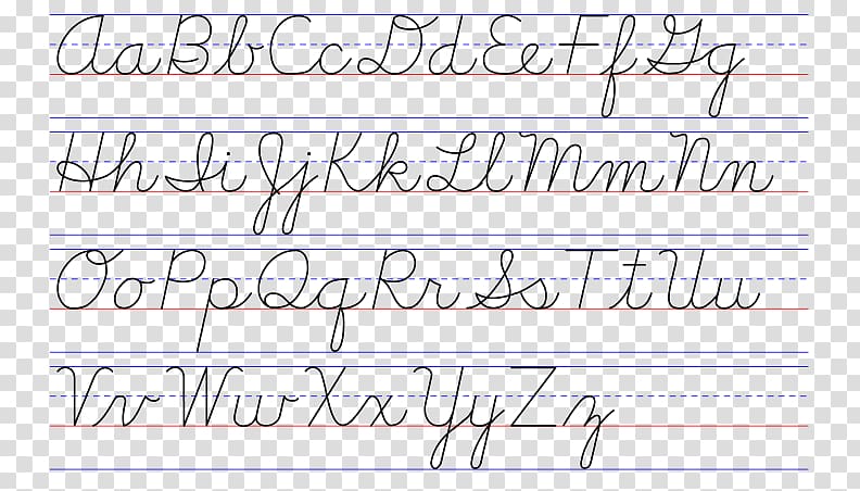 Handwriting Cursive Letter Font Minecraft, copybook for calligraphy transparent background PNG clipart