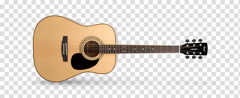Cort Guitars Acoustic guitar Dreadnought Cutaway, Acoustic Guitar transparent background PNG clipart