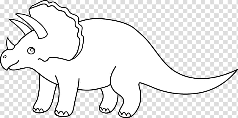 triceratops sketch, Tyrannosaurus Apatosaurus Carnotaurus Stegosaurus , Dinosaur Outline transparent background PNG clipart