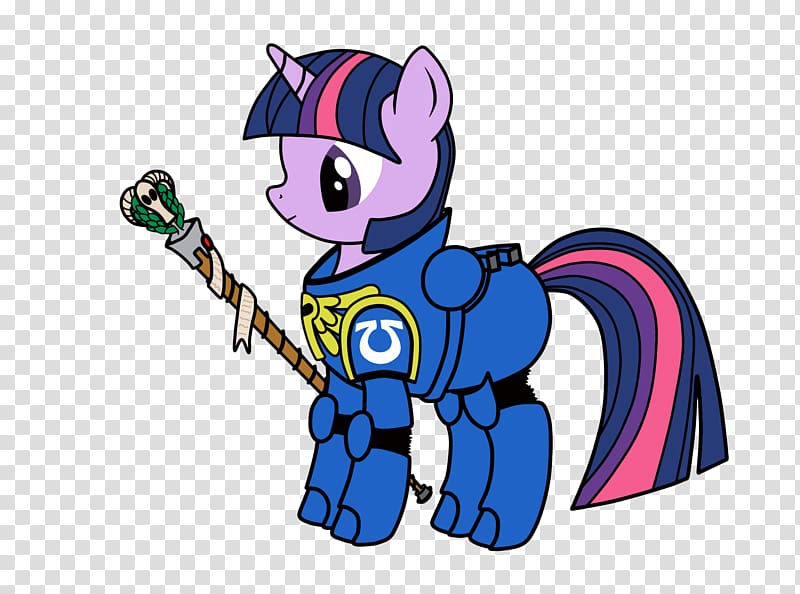 Warhammer 40,000: Space Marine Psyker Corvi Sanguinari Pony, unicorn horn transparent background PNG clipart