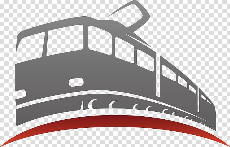 Train Rail transport Logo Silhouette, Train Silhouette transparent background PNG clipart