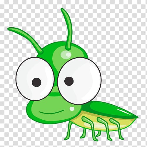 Insect Mosquito Cuteness Cricket, Cartoon insects transparent background PNG clipart