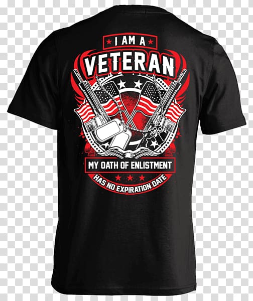 T-shirt United States Veteran Military, T-shirt transparent background PNG clipart