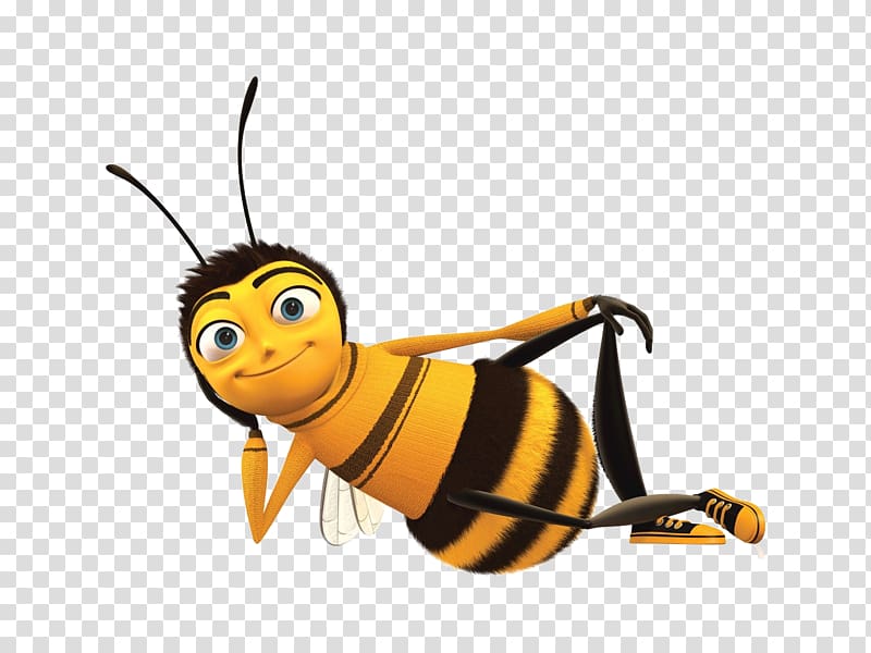 Maya The Bee movie protagonist illustration, Barry B. Benson Bee Film Comedian YouTube, Bee transparent background PNG clipart