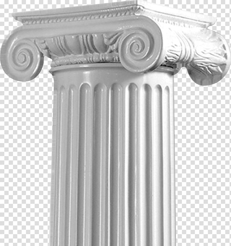 Column Capital Ionic order Tuscan order Baluster, column transparent background PNG clipart