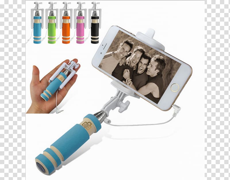 iPhone 4 iPhone 6 Selfie stick Monopod Mobile Phone Accessories, smartphone transparent background PNG clipart
