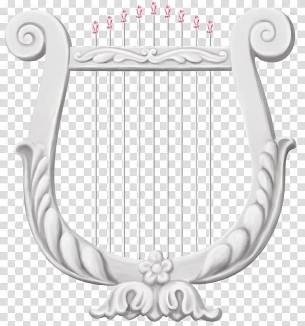 Harp Musical instrument, U-shaped harp transparent background PNG clipart