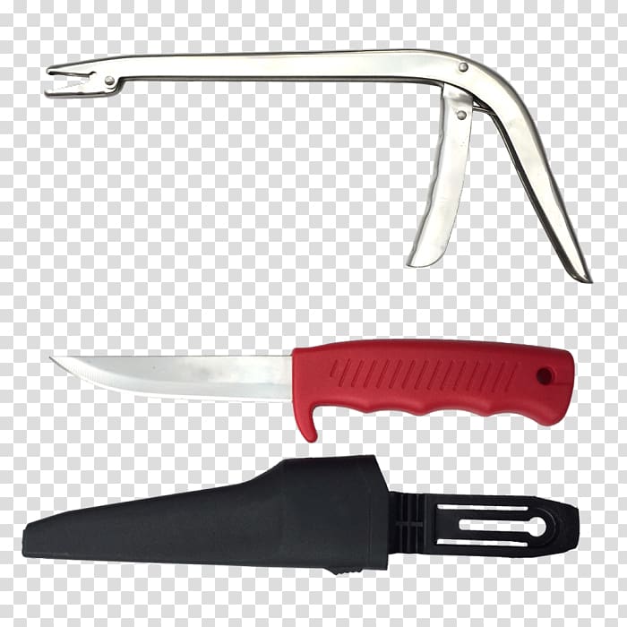 Utility Knives Hunting & Survival Knives Throwing knife Fish hook, knife transparent background PNG clipart