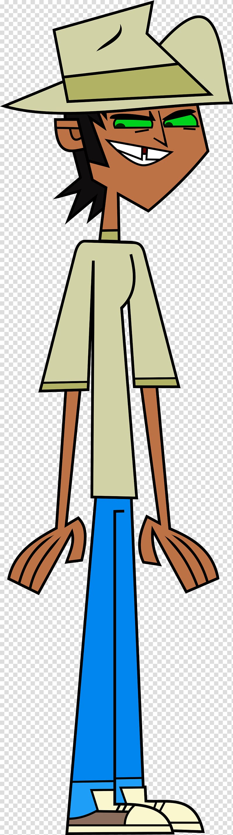 Brick McArthur Character Total Drama World Tour, Season 3 Total Drama: Revenge of the Island, smirk mouth transparent background PNG clipart