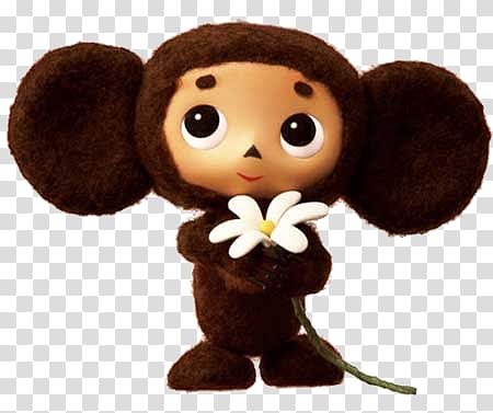 Cheburashka transparent background PNG clipart