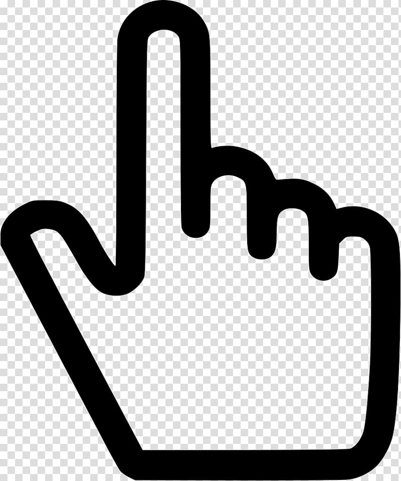 Index finger Pointer Cursor Arrow, hand pointing transparent background PNG clipart