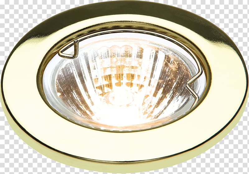 Recessed light Lighting Multifaceted reflector Light fixture, downlight transparent background PNG clipart