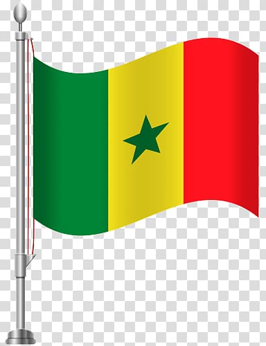 senegal flag transparent background PNG clipart