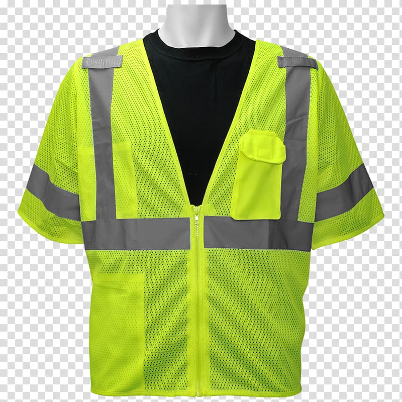 High-visibility clothing Gilets Jersey American National Standards Institute Outerwear, safety vest transparent background PNG clipart