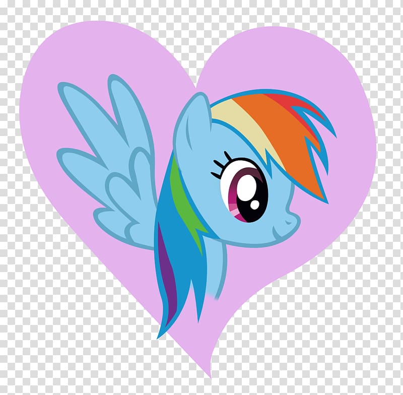 Rainbow Dash Heart Desktop , Heart Design transparent background PNG clipart