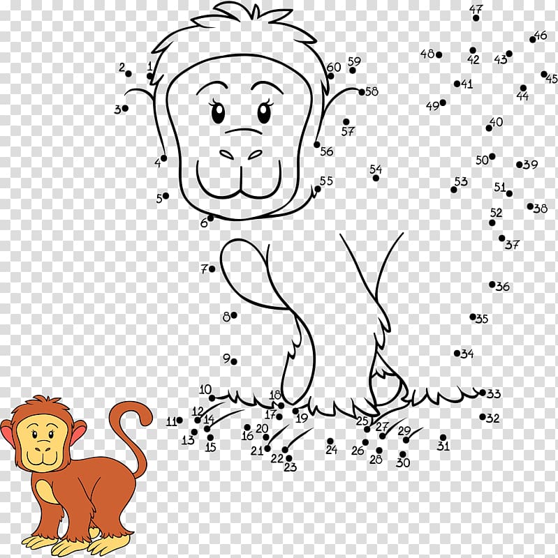 Macaque Monkey Drawing Illustration, Sketch of monkey transparent background PNG clipart