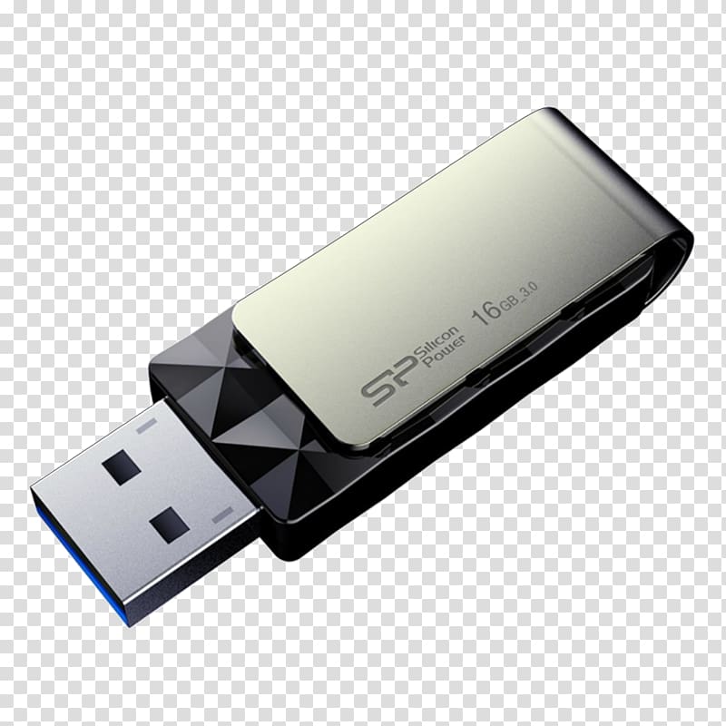 Diamond-cutting USB Flash Drive Blaze B30 USB Flash Drives Silicon Power USB 3.0, Usb Flash Disk transparent background PNG clipart