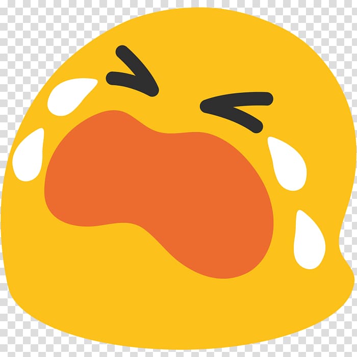 Face with Tears of Joy emoji Android Emoticon Crying, Emoji transparent background PNG clipart