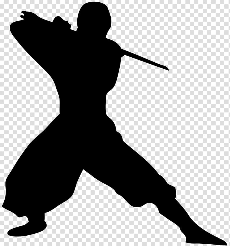 Ninjatō Samurai Silhouette , Ninja transparent background PNG clipart ...