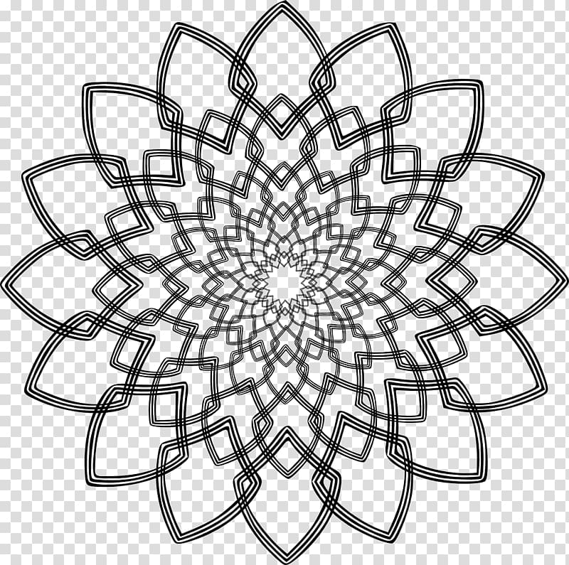 The Mindfulness Colouring Book: Anti-stress art therapy for busy people Coloring book Mandala, book transparent background PNG clipart