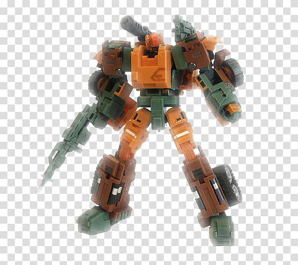 Robot Mecha Figurine, field road transparent background PNG clipart