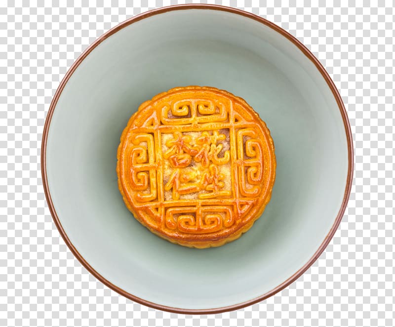 Mooncake Dim sum Peanut Food, Almond peanut moon cake transparent background PNG clipart