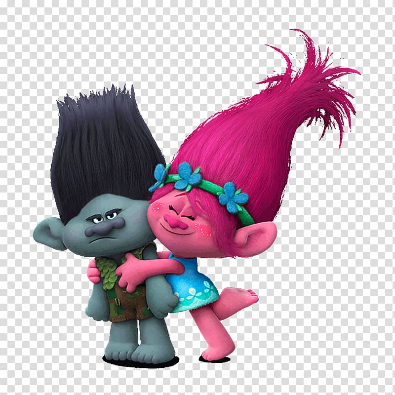 King Peppy DJ Suki Trolls By Dreamworks Hug \'N Plush Branch Hasbro Dreamworks Trolls Hug Time Poppy, Trolls Branch transparent background PNG clipart