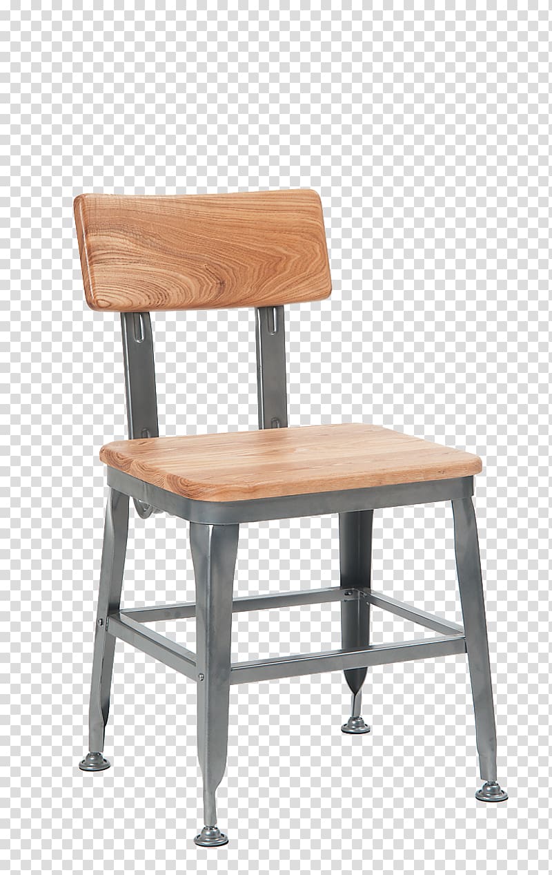 Table Chair Seat Stool Dining room, Wood back transparent background PNG clipart