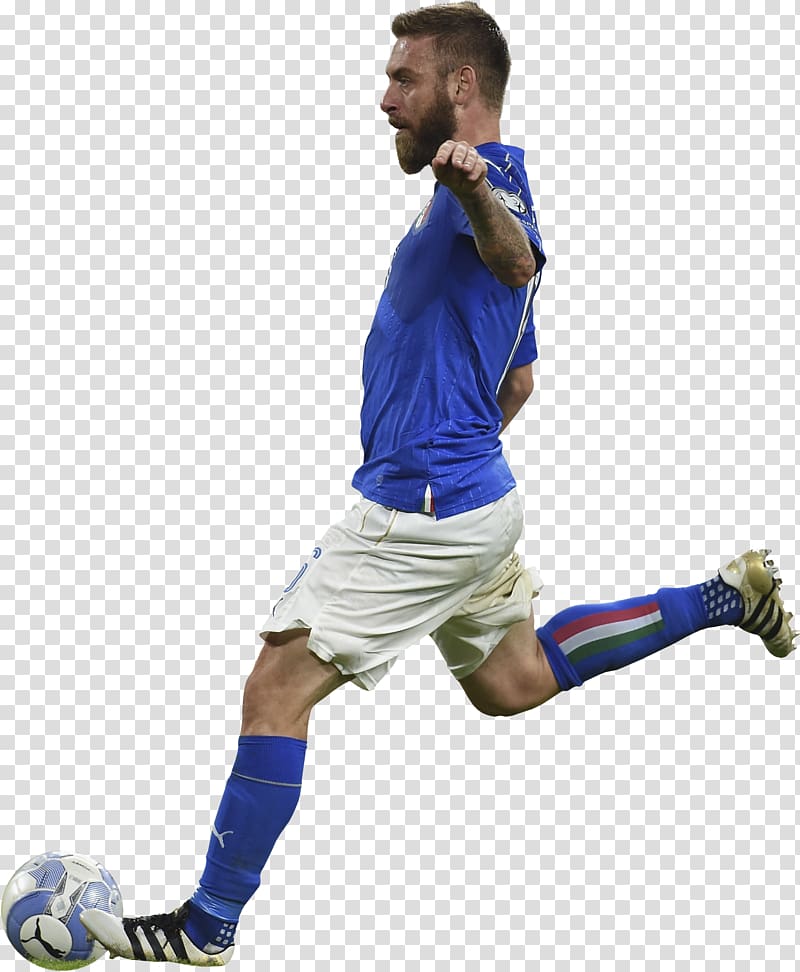 Team sport Football Baseball Cobalt blue, Daniele De Rossi transparent background PNG clipart