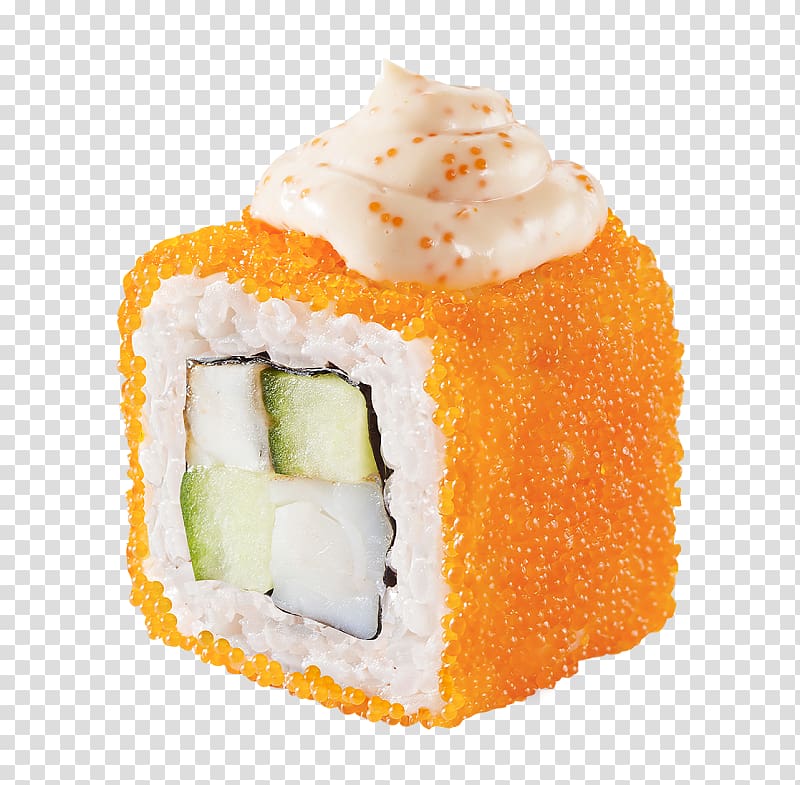 California roll Sushi Makizushi Tempura Unagi, sushi transparent background PNG clipart